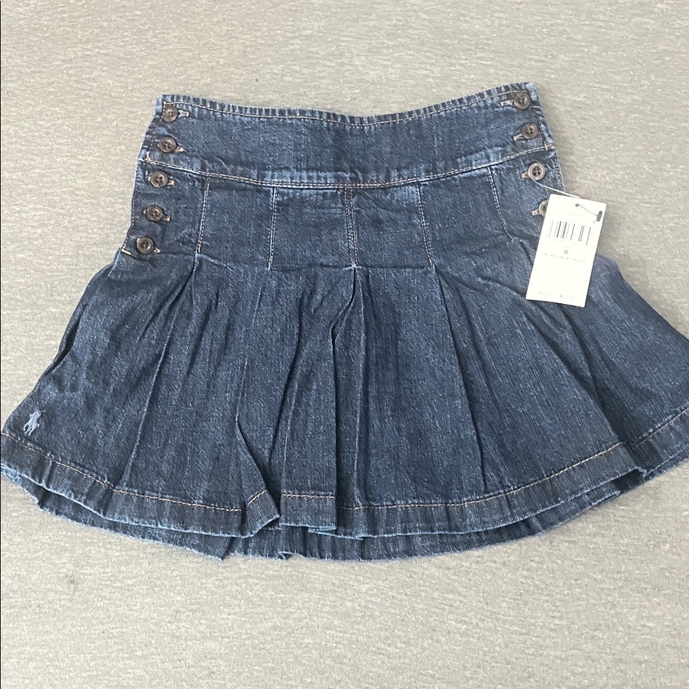 Polo by Ralph Lauren Blue Denim Skirt